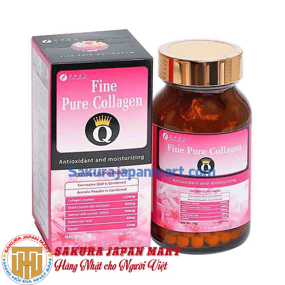Viên uống đẹp da Fine Pure Collagen Q 375 viên